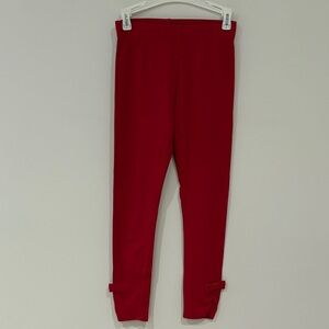 Gymboree Red Kids Leggings with Bow Detail